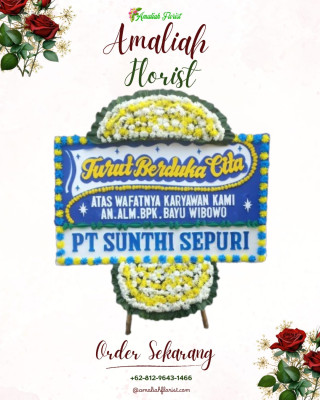 Papan Bunga Duka di Peta