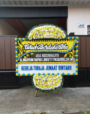 Papan Bunga Duka di Peta