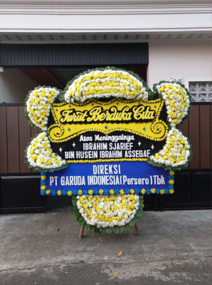 Papan Bunga Duka di Peta