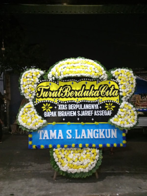 Papan Bunga Duka di Peta