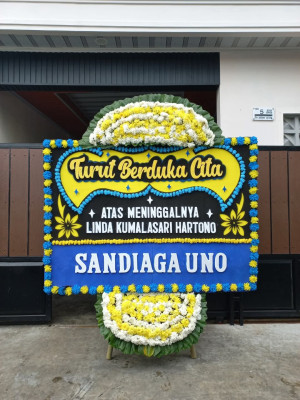 Papan Bunga Duka di Peta