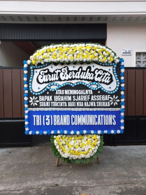 Papan Bunga Duka di Peta